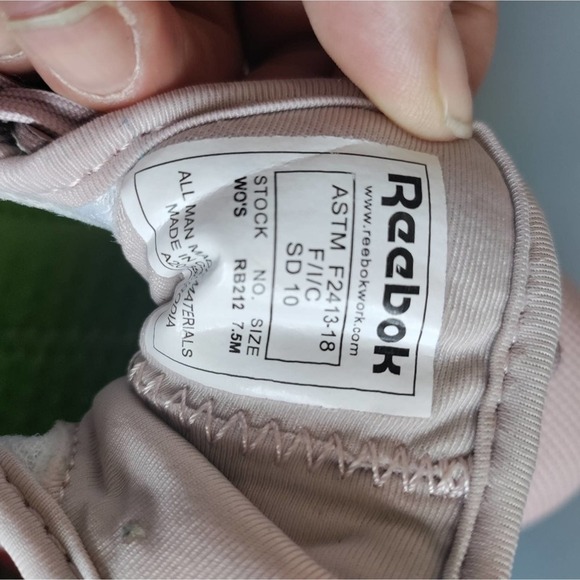 Reebok Sublite Steel toe work shoe woman size 7.5 pre-owned like new - Picture 14 of 14